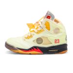 AIR JORDAN RETRO 5 "x Off White Sail"