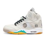 AIR JORDAN RETRO 5 "x Off White GreyGreen"