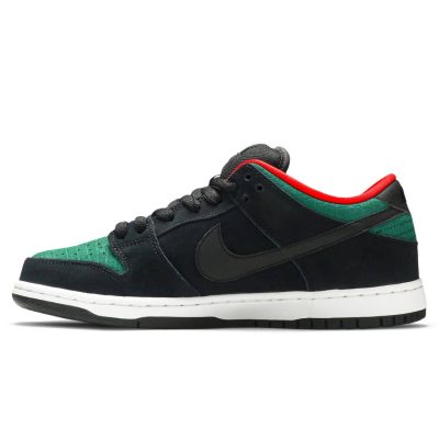 SB DUNK Low "Black and green"
