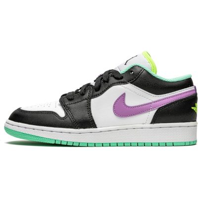 AIR JORDAN 1 Low "Pastel Pink Purple Green Black"