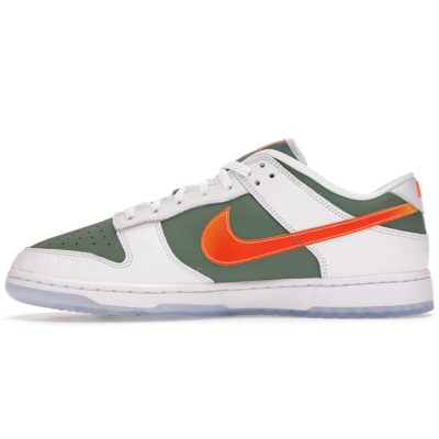 SB DUNK Low "White Green Orange"