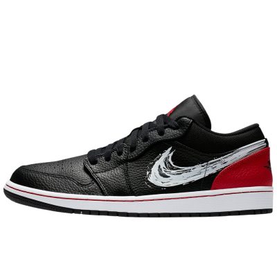 AIR JORDAN 1 Low "Brushstroke swoosh"