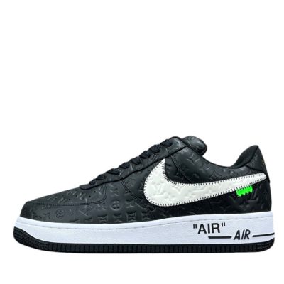 AIR FORCE 1 x LV x OFF WHITE "Black"