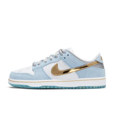 SB DUNK Low "Blue, white and golden"