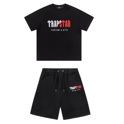 CONJUNTO CORTO TRAPSTAR «Black White Red»