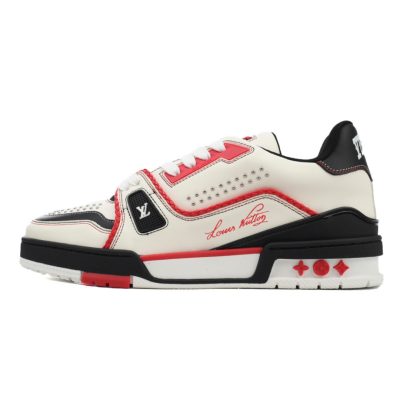 LOUIS VUITTON TRAINER «Red Black White»