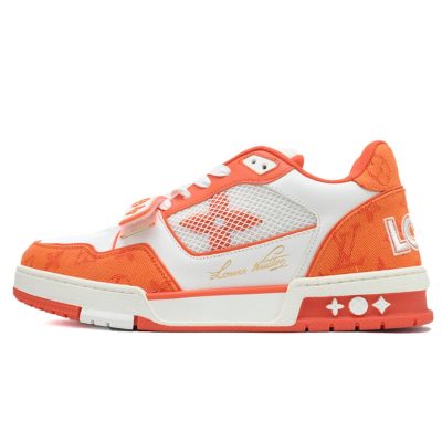 LOUIS VUITTON TRAINER «Orange White»