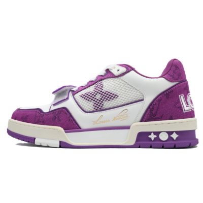 LOUIS VUITTON TRAINER «Purple White»
