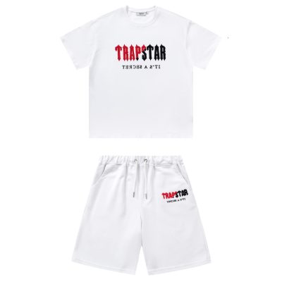CONJUNTO CORTO TRAPSTAR «White Red Black»