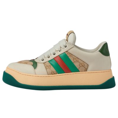 SNEAKERS SCREENER GUCCI «Cream White Green»