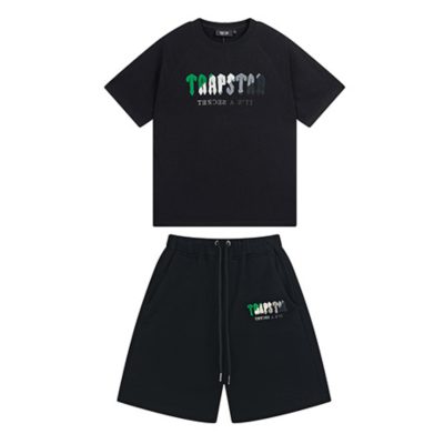 CONJUNTO CORTO TRAPSTAR «Black Green White Grey»