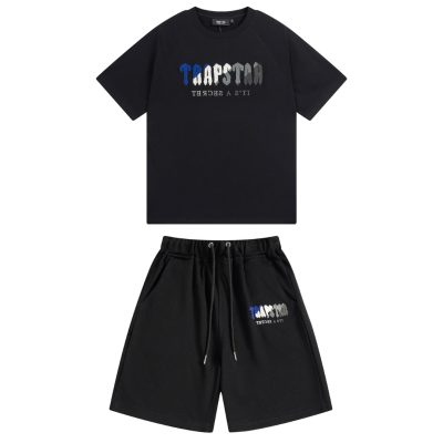 CONJUNTO CORTO TRAPSTAR « Black White Blue Grey»