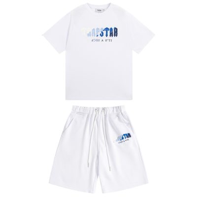 CONJUNTO CORTO TRAPSTAR «White, Blue , Light Blue»