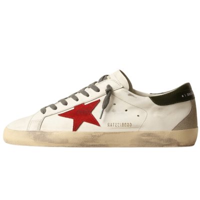 GOLDEN GOOSE  «White Grey Red»