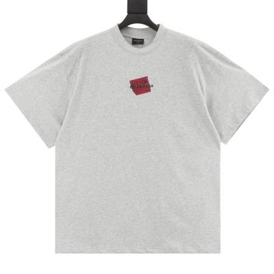 CAMISETA BALENCIAGA "Grey Red 4"