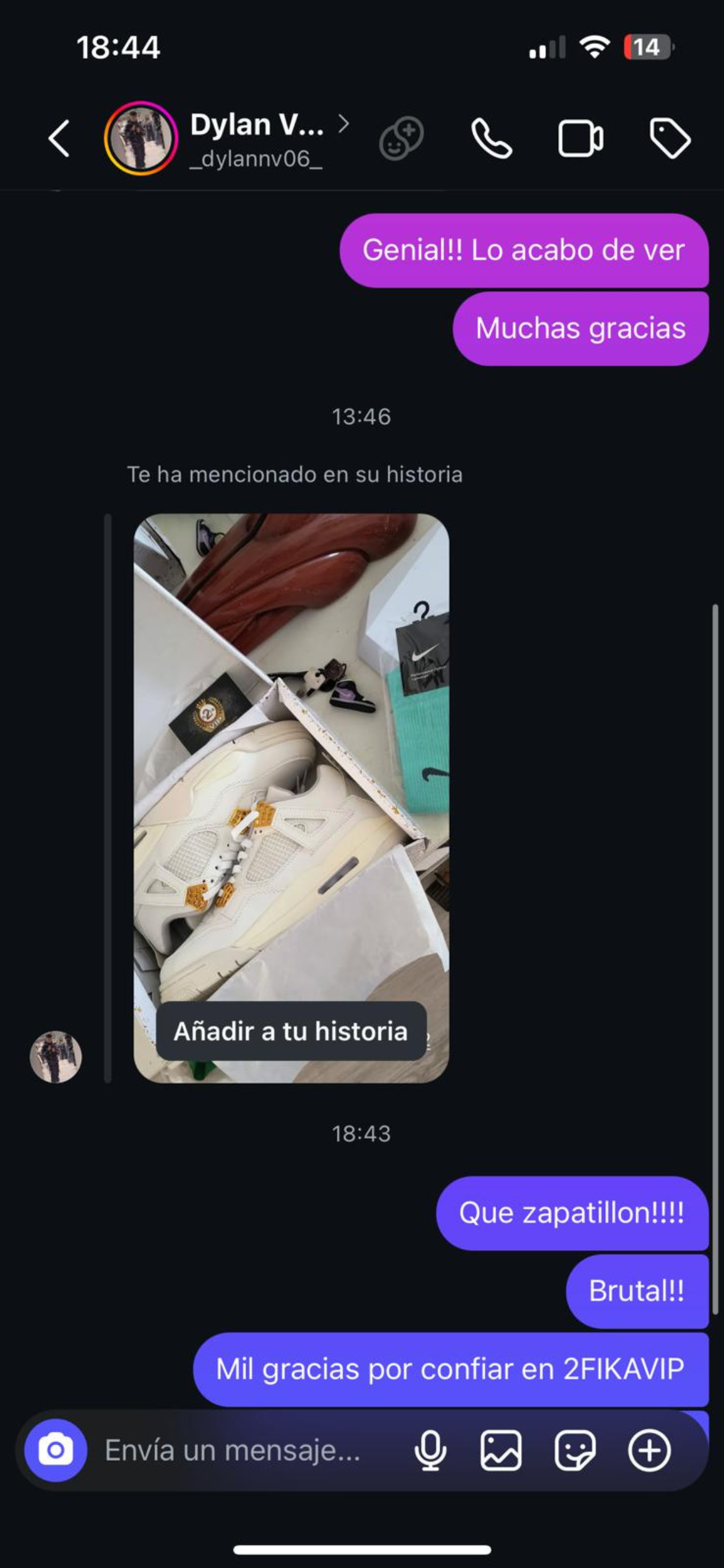 Conversación de cliente confirmando la entrega (13)