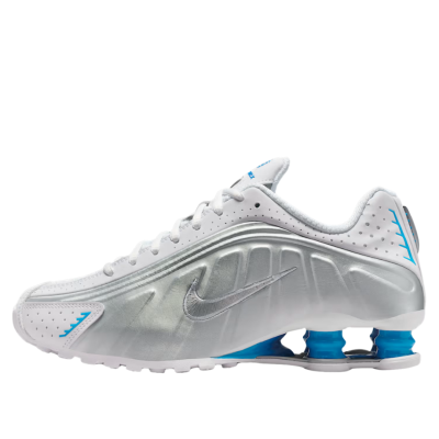 Nike Shox R4 White Blue Hero Silver