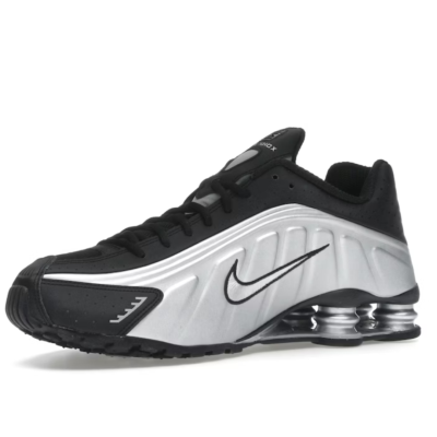 Nike Shox R4 Metallic Silver Black