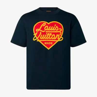 Camiseta LV Nigo Intarsia Jacquard Heart
