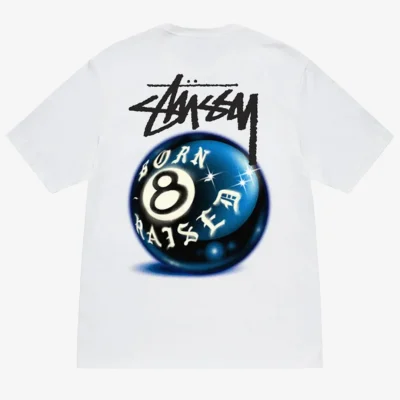 Camiseta Born X Raised 8 Ball