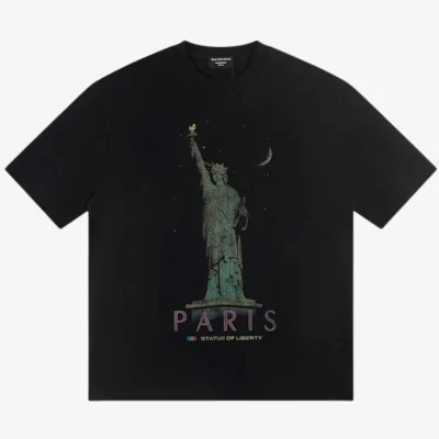 Camiseta Paris Statue Of Liberty