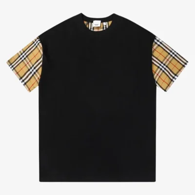 Camiseta Vintage Check Sleeve