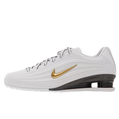 Shox Z White/ Varsity Red-Metallic Gold
