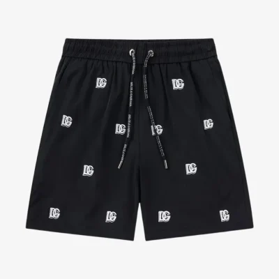 Shorts DG Logo-Print Cotton