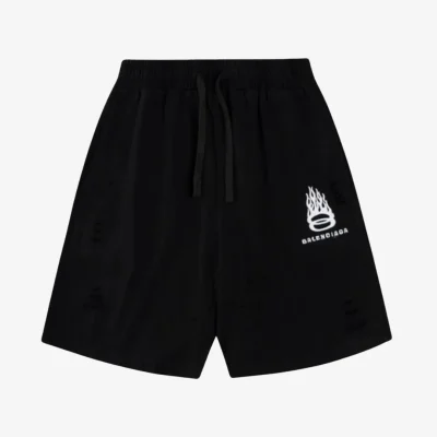 Shorts BL Fire Logo Distressed Sweat