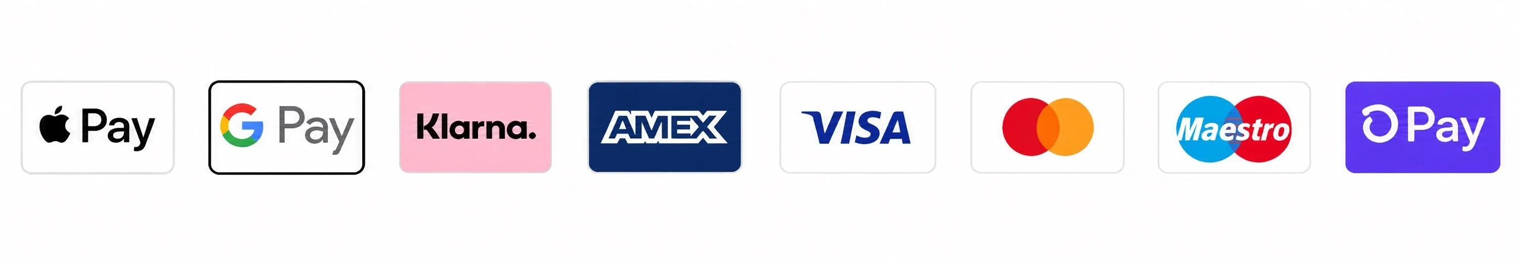 Métodos de pago aceptados