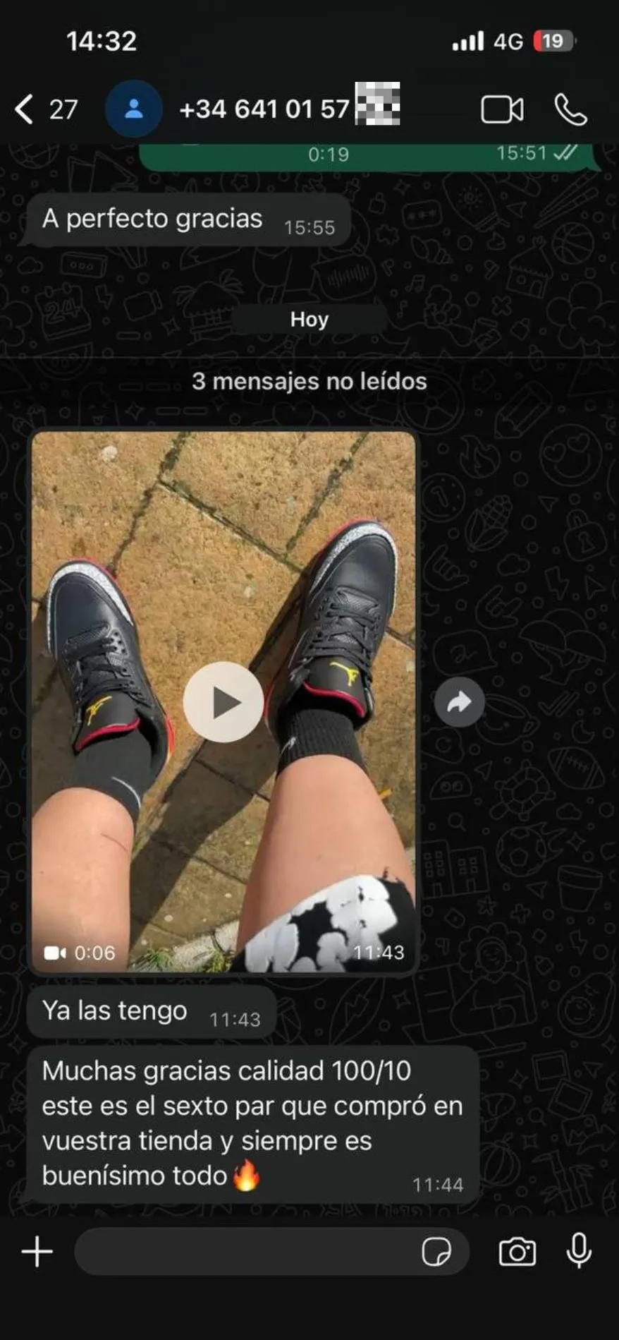 Conversación de cliente confirmando la entrega (6)